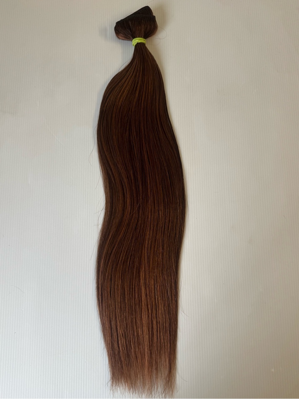 22” F4/30 100% Human Hair Weft Extensions Brown Auburn | Top Quality